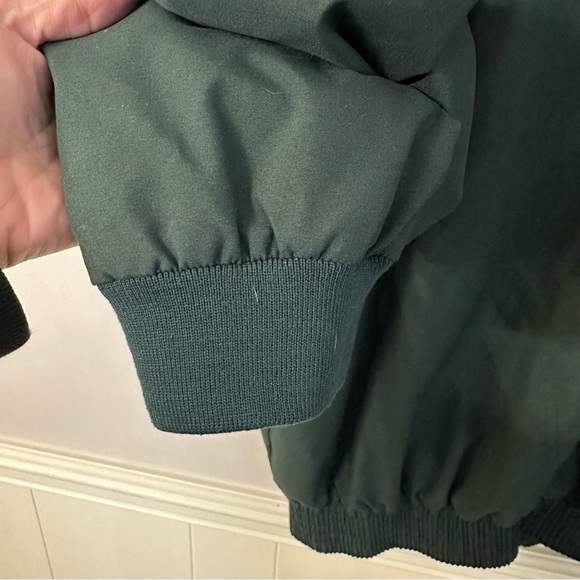 George Strait Men’s 1/4 Button Up Long Sleeve Green & Blue Windbreaker Sz XL GUC - Picture 5 of 9